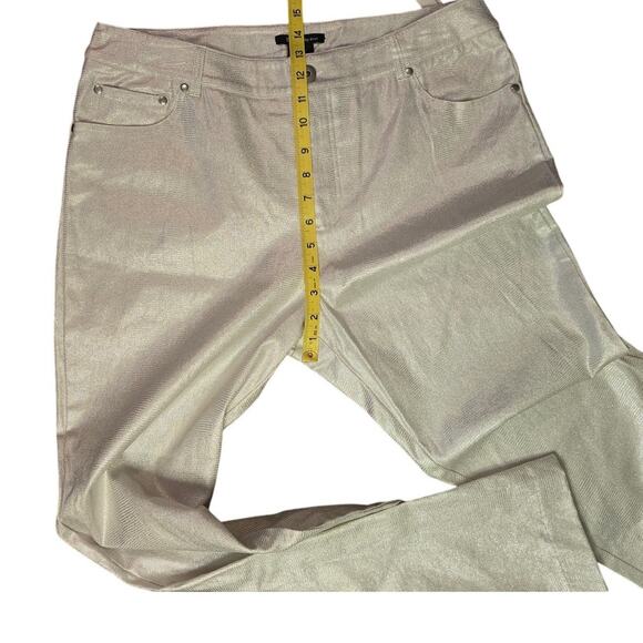 E39 By Eric Silver Stretch Jeans Sz 12 NWT - Picture 11 of 12